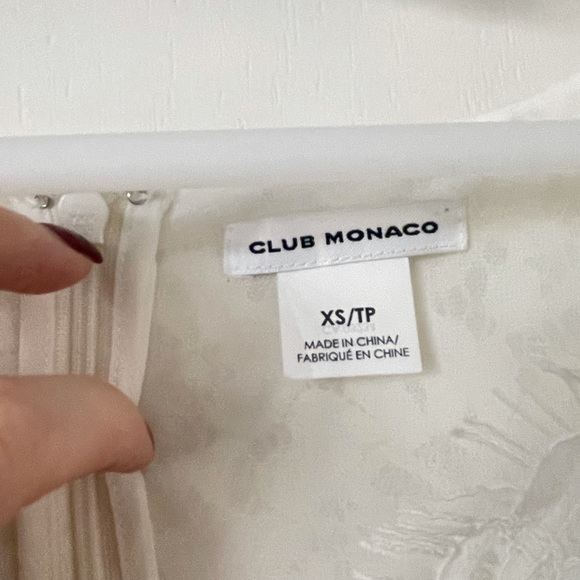 Club Monaco Lace Top,color:cashew milk - Picture 4 of 4